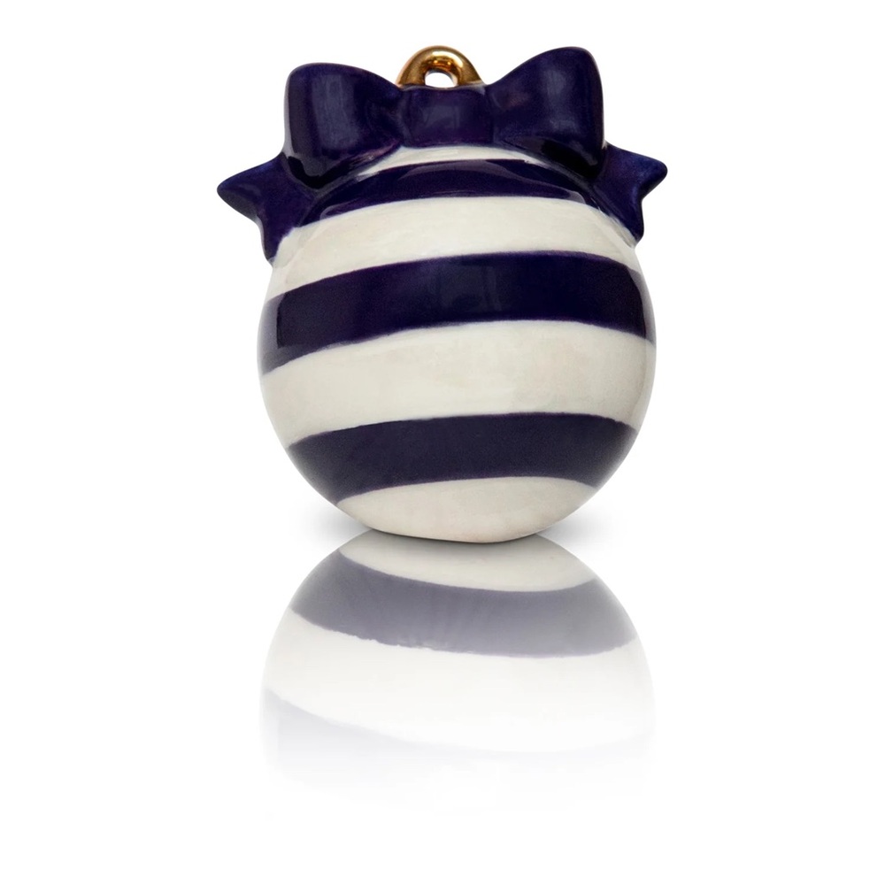 Nora Fleming Mini A424 Deck the Halls (blue ornament)